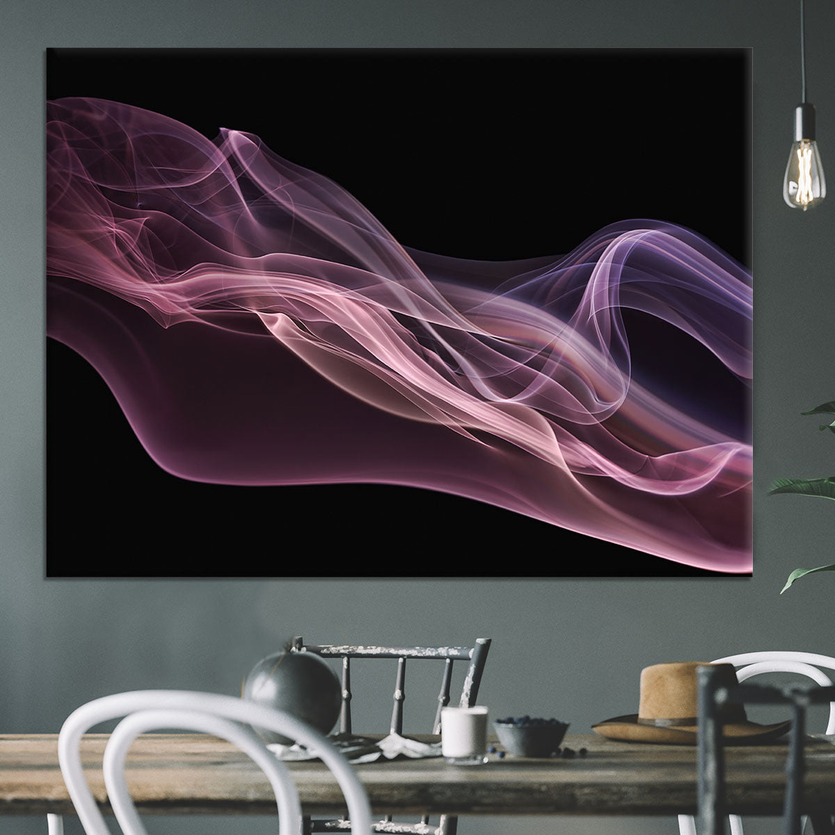 Floating Purple In Pink Canvas Print or Poster - Canvas Art Rocks - 3
