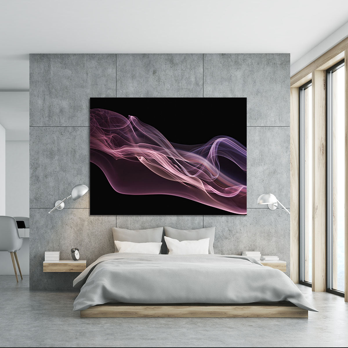 Floating Purple In Pink Canvas Print or Poster - Canvas Art Rocks - 5