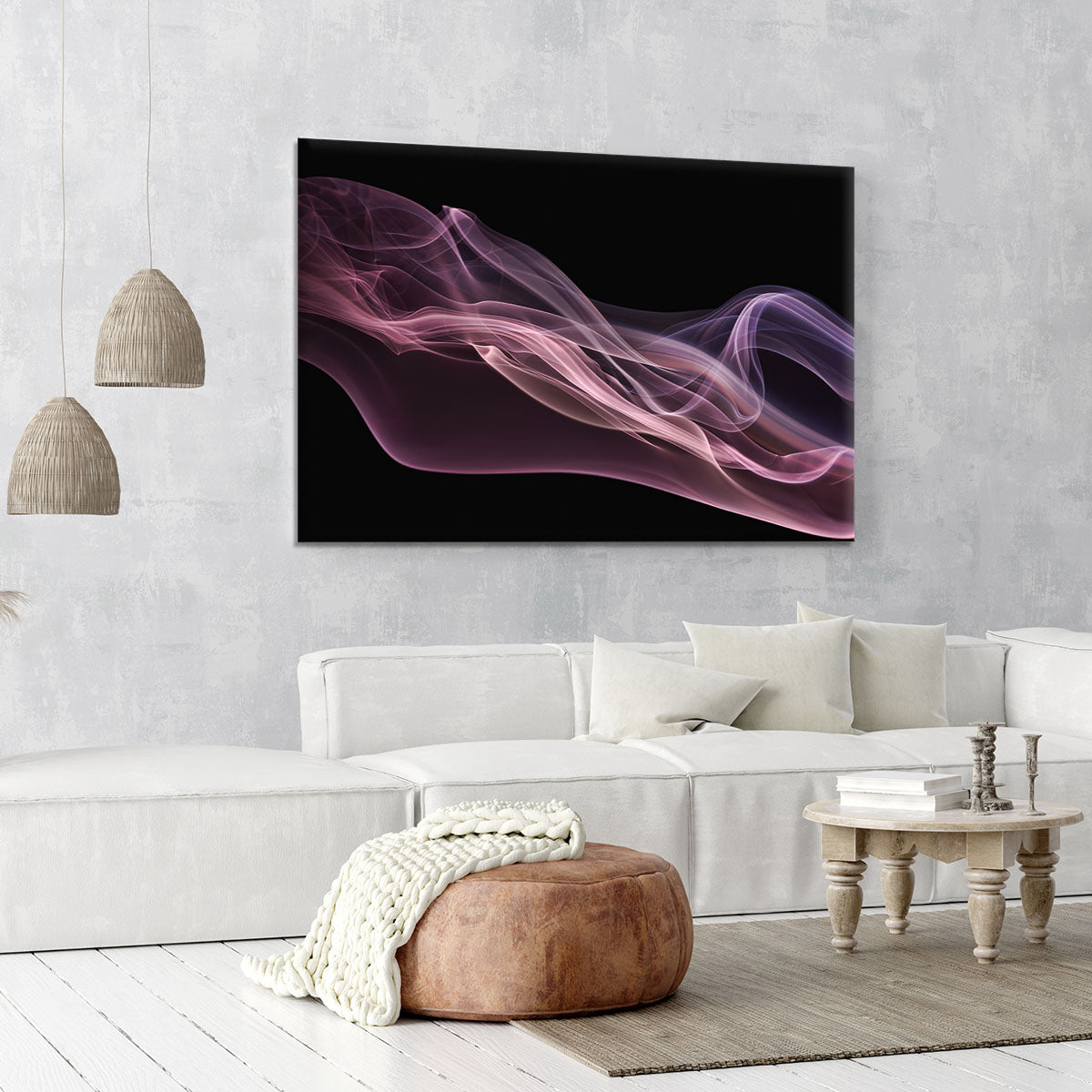 Floating Purple In Pink Canvas Print or Poster - Canvas Art Rocks - 6