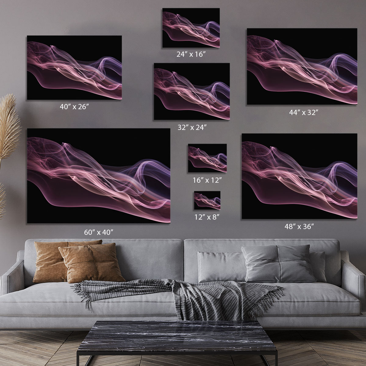 Floating Purple In Pink Canvas Print or Poster - Canvas Art Rocks - 7