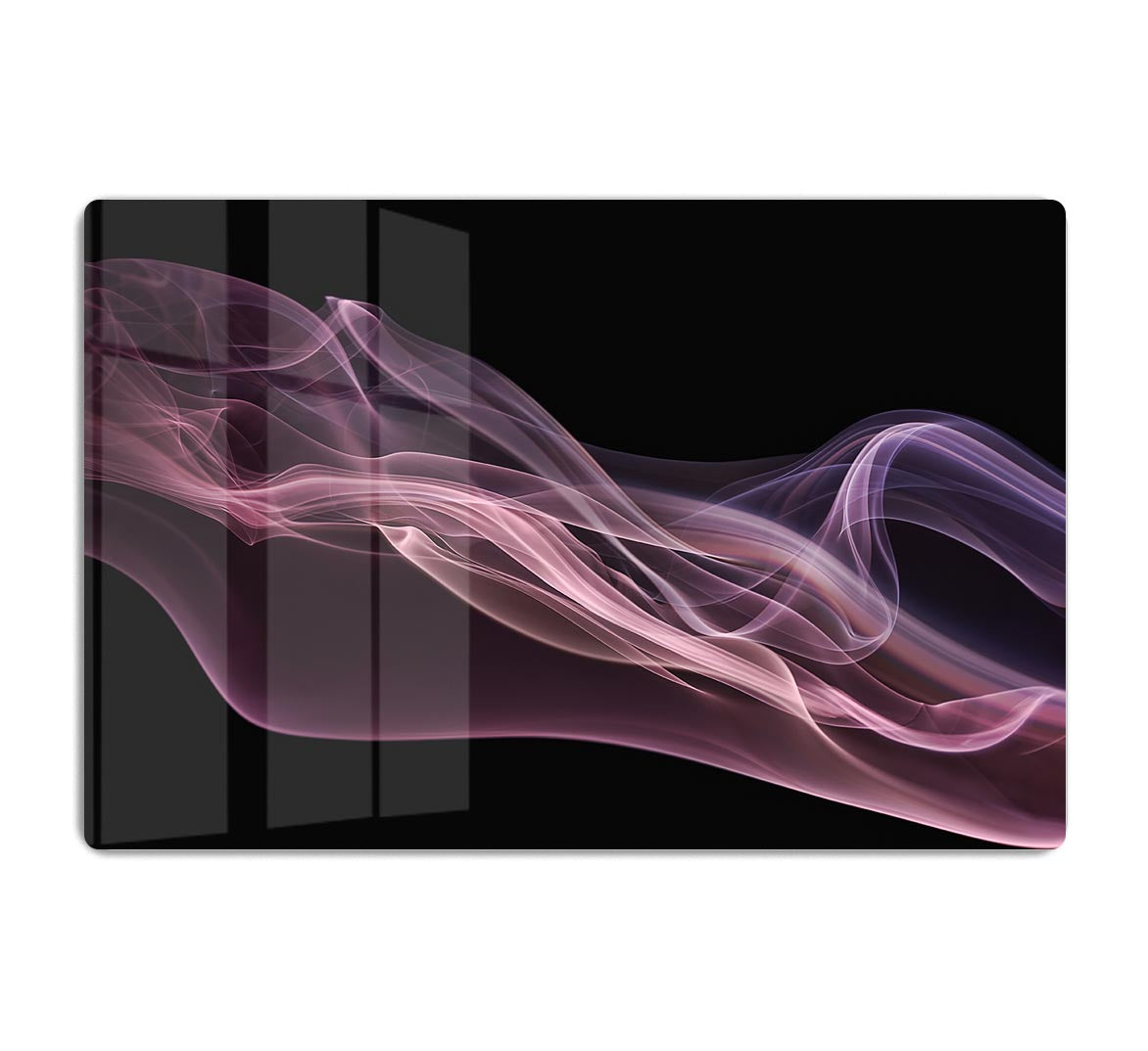 Floating Purple In Pink HD Metal Print - Canvas Art Rocks - 1