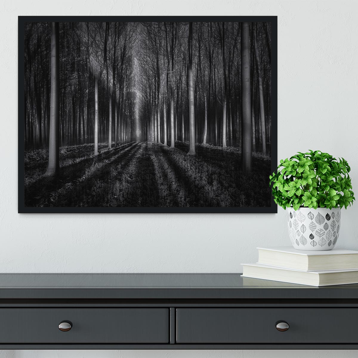 Into The Forest Framed Print - Canvas Art Rocks - 2