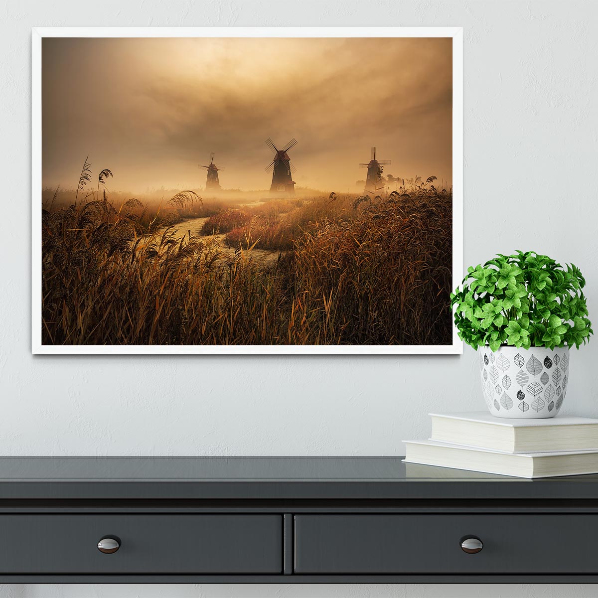 A Fascinating Morning Framed Print - Canvas Art Rocks -6