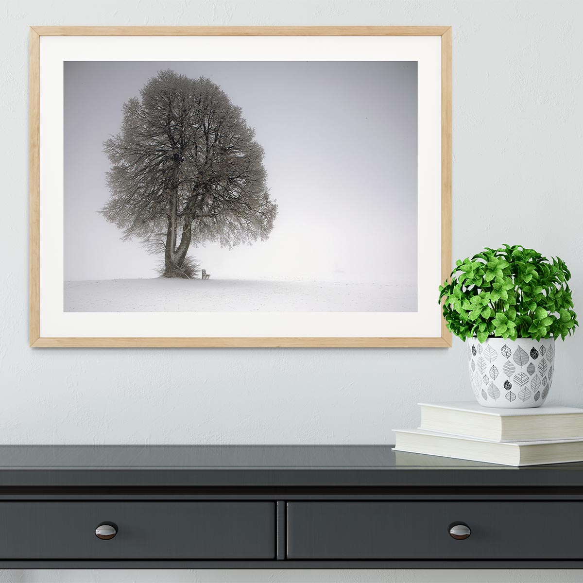 Winter Tree Framed Print - Canvas Art Rocks - 3