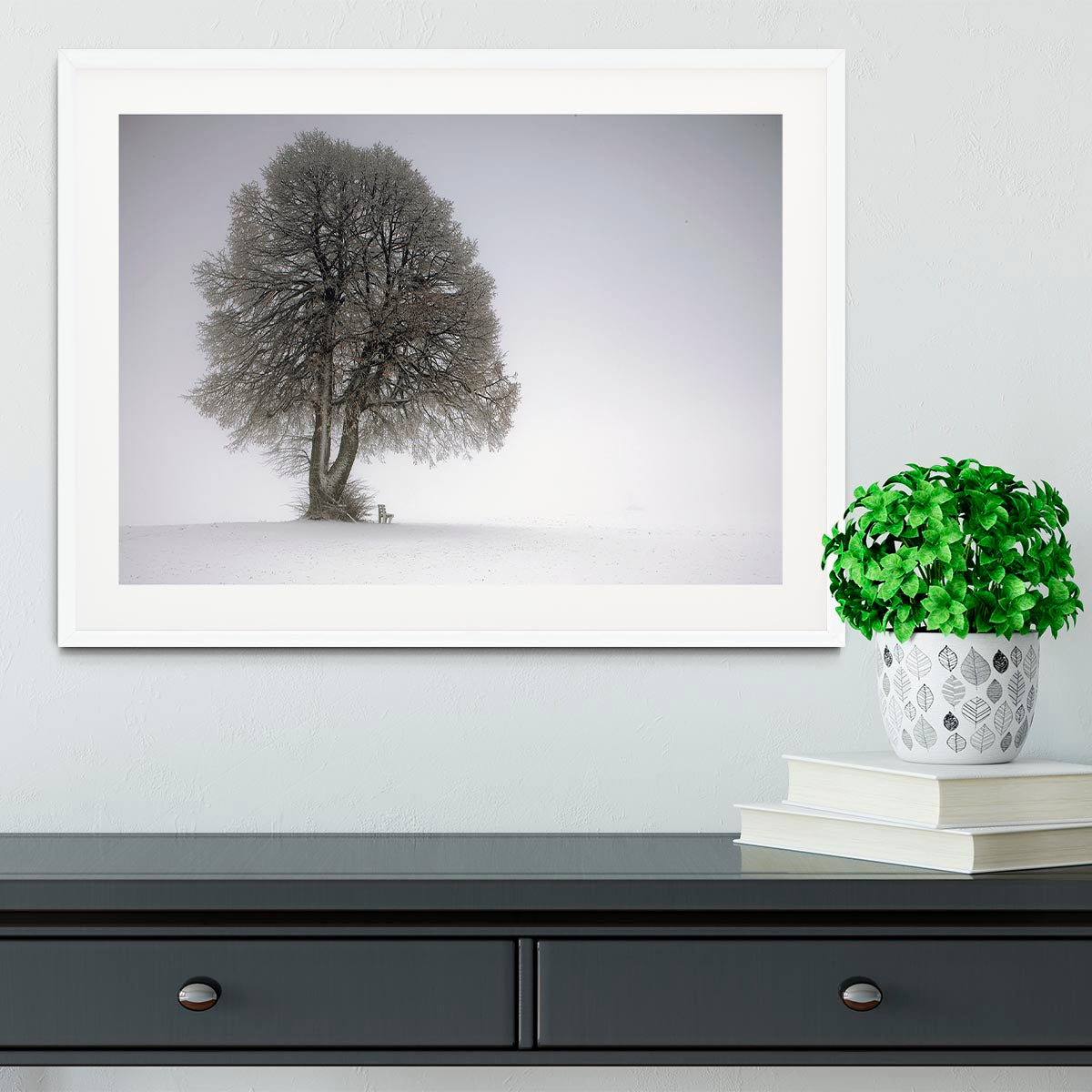 Winter Tree Framed Print - Canvas Art Rocks - 5