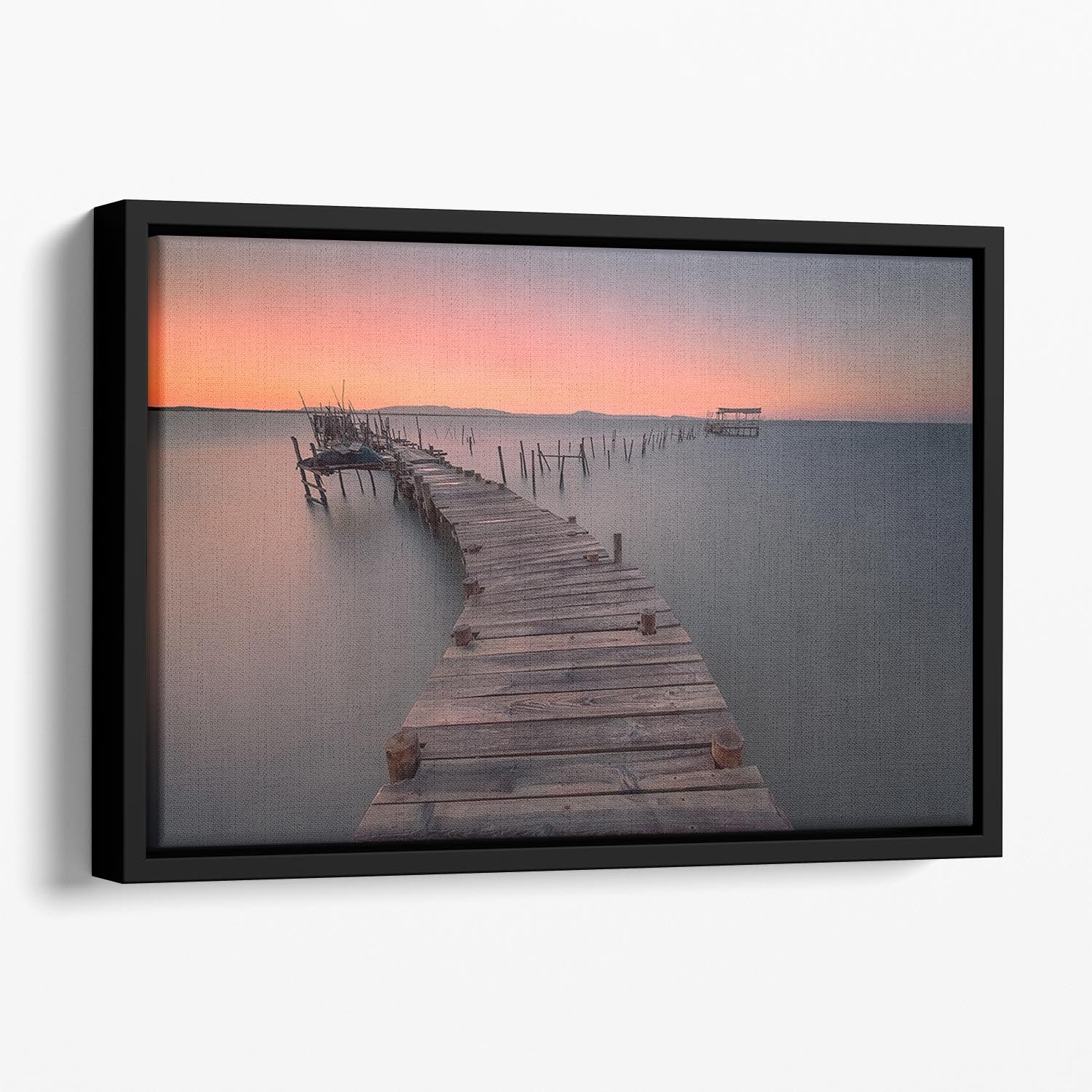 Palafitte Floating Framed Canvas - Canvas Art Rocks - 1