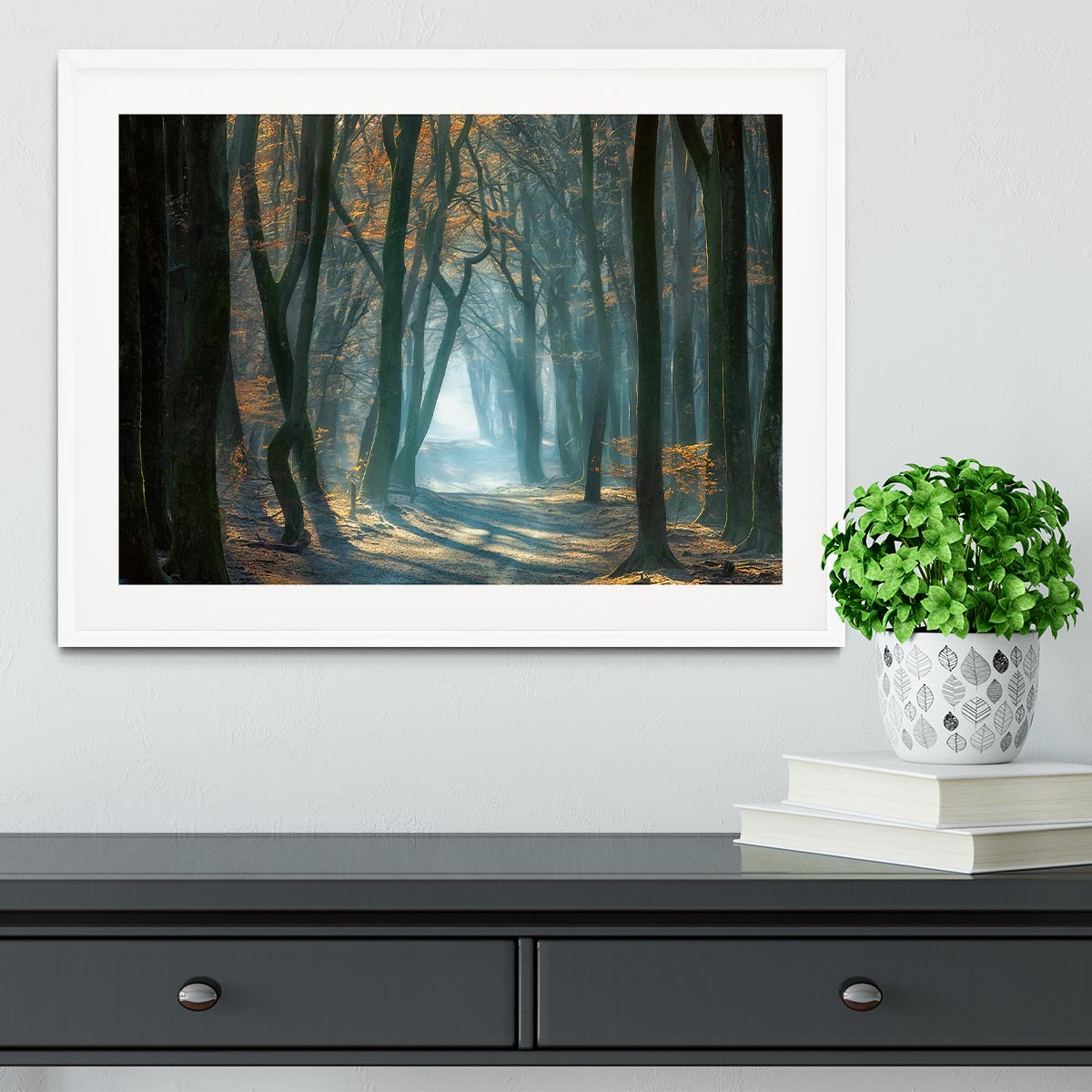 Cold Light Framed Print - Canvas Art Rocks - 5