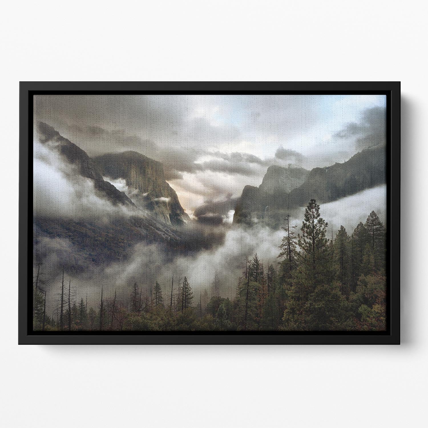 Upper Valley Morning Floating Framed Canvas - Canvas Art Rocks - 2