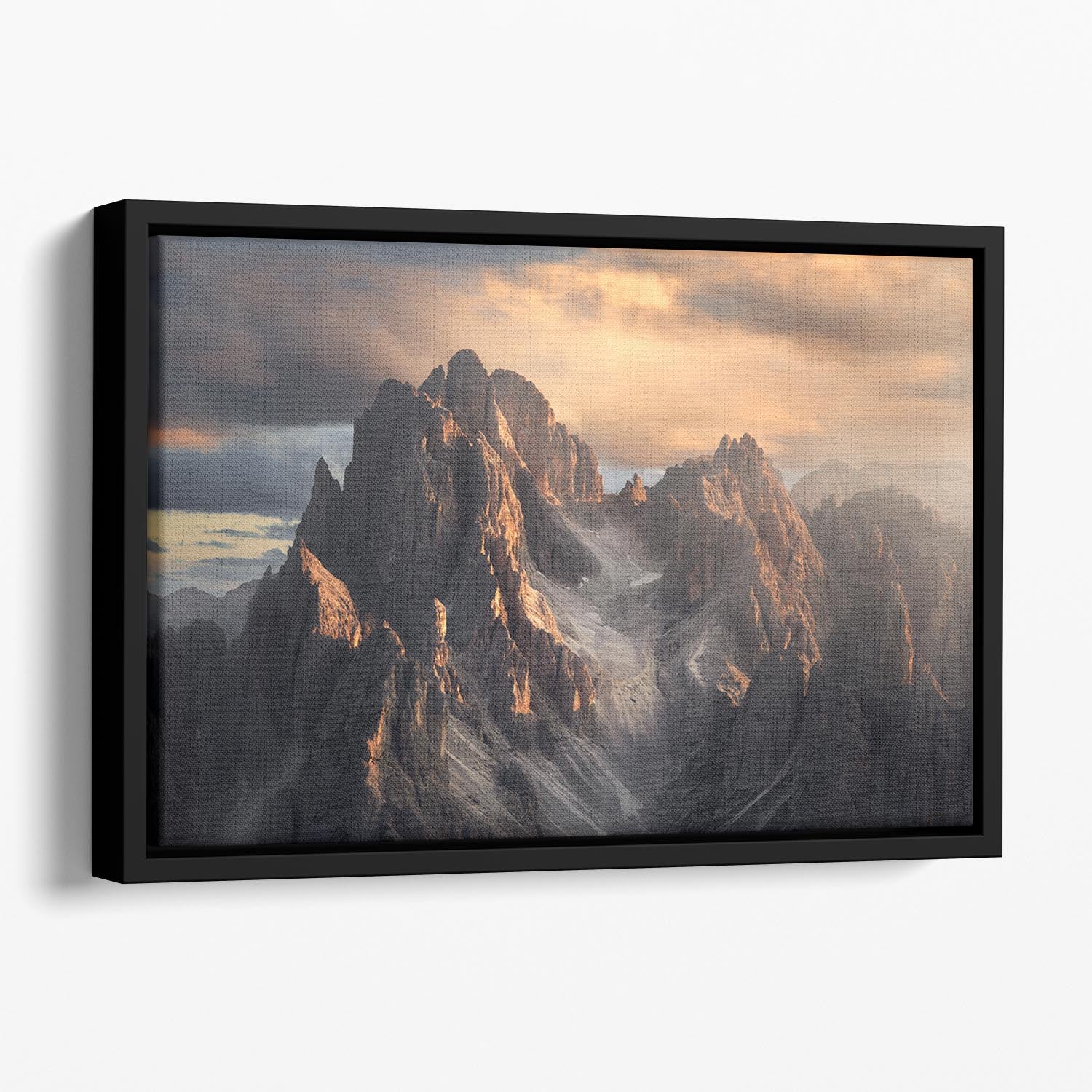 Light On The Path Floating Framed Canvas - Canvas Art Rocks - 1