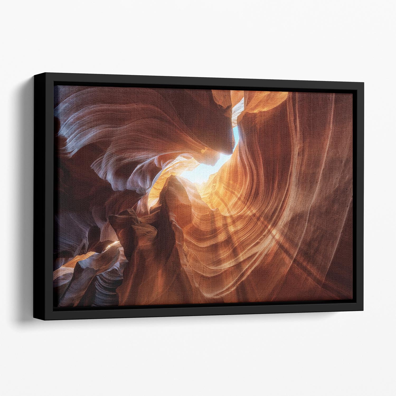 Antelope Hole Floating Framed Canvas - Canvas Art Rocks - 1