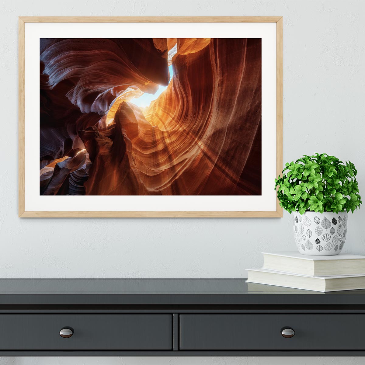 Antelope Hole Framed Print - Canvas Art Rocks - 3