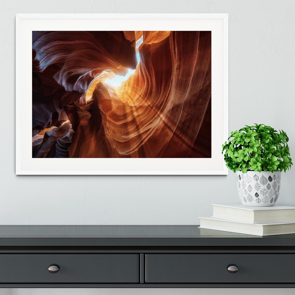 Antelope Hole Framed Print - Canvas Art Rocks - 5