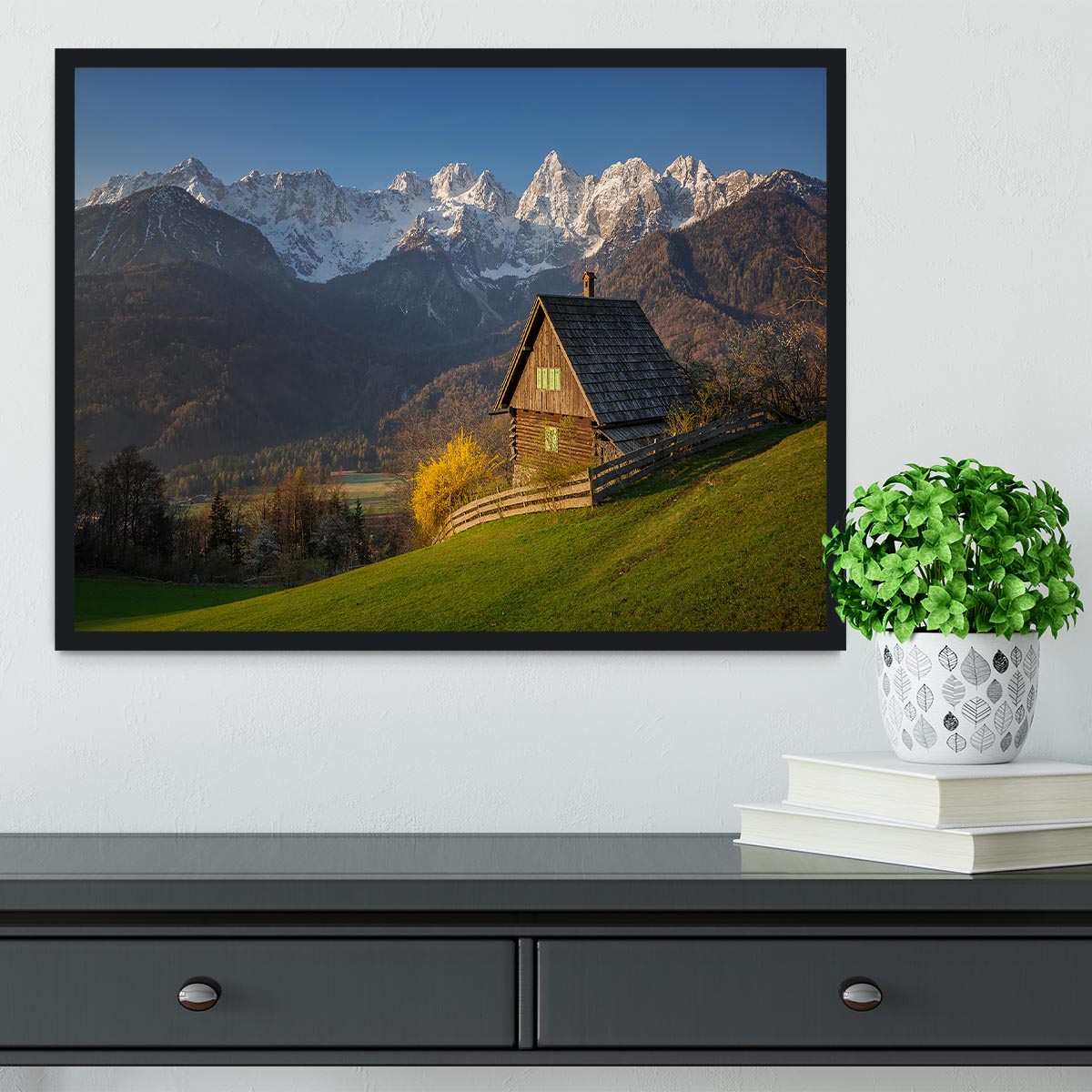 Idyllic Scenery Framed Print - Canvas Art Rocks - 2