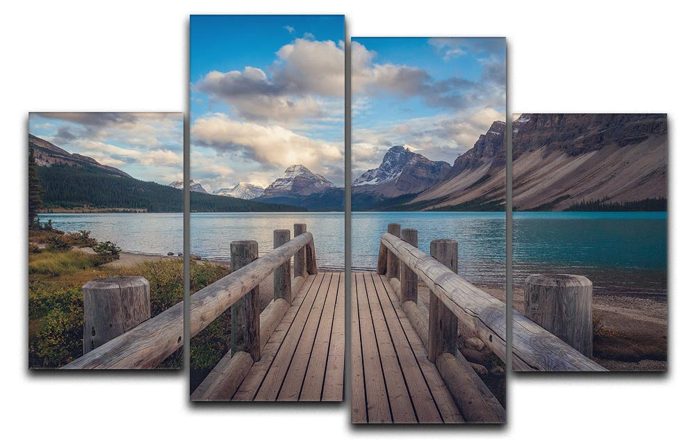 The Bridge 4 Split Panel Canvas - Canvas Art Rocks - 1