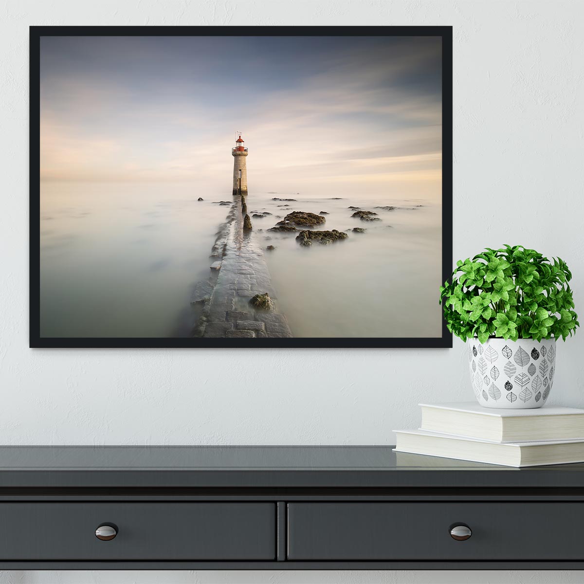 Lighthouse Framed Print - Canvas Art Rocks - 2
