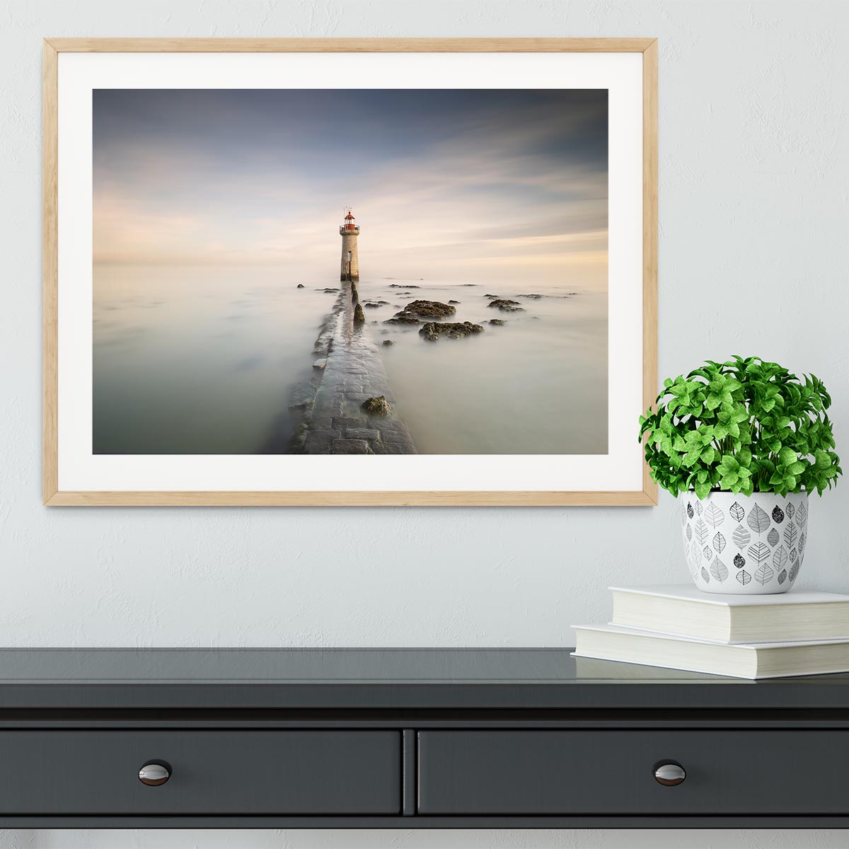 Lighthouse Framed Print - Canvas Art Rocks - 3