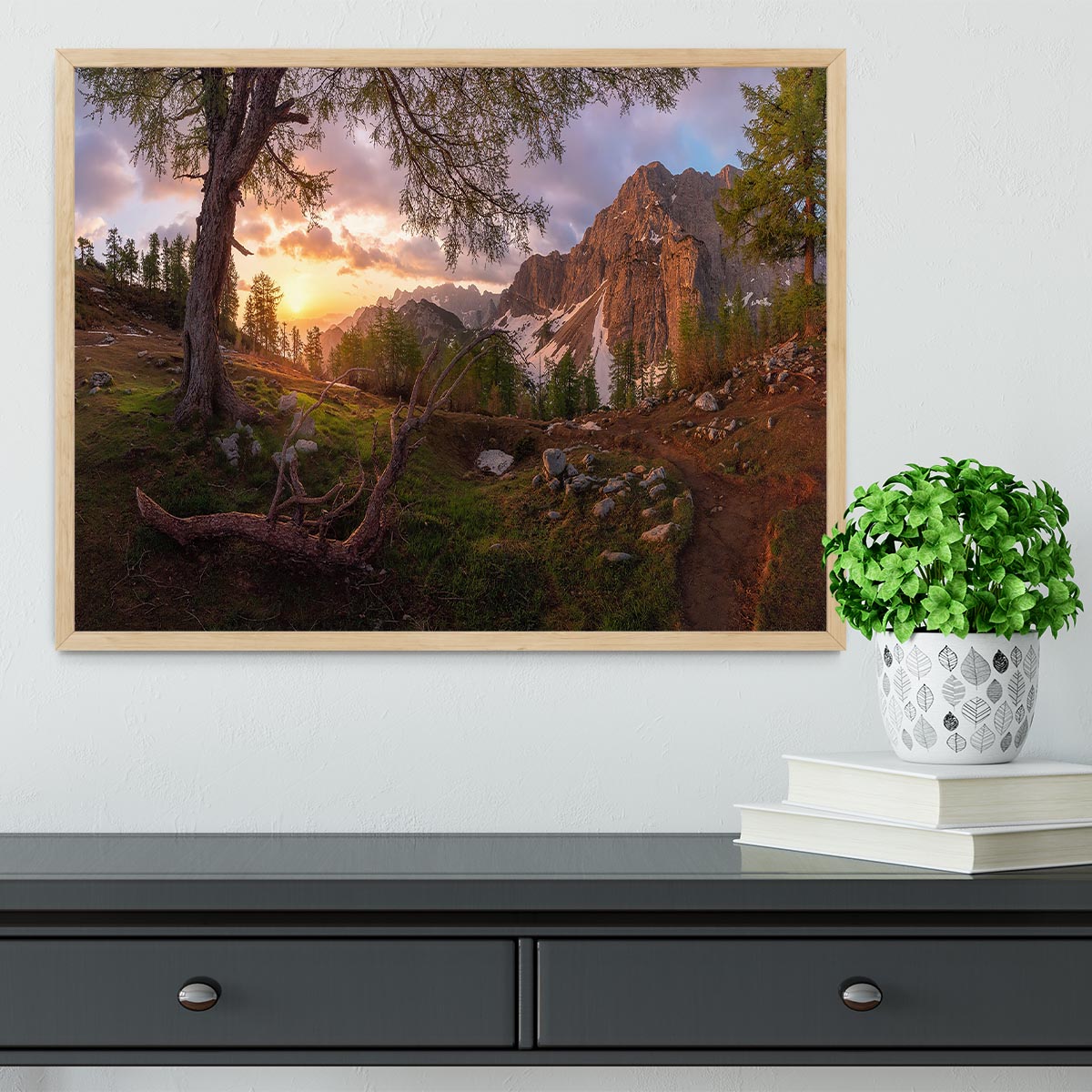 Magical Morning Framed Print - Canvas Art Rocks - 4