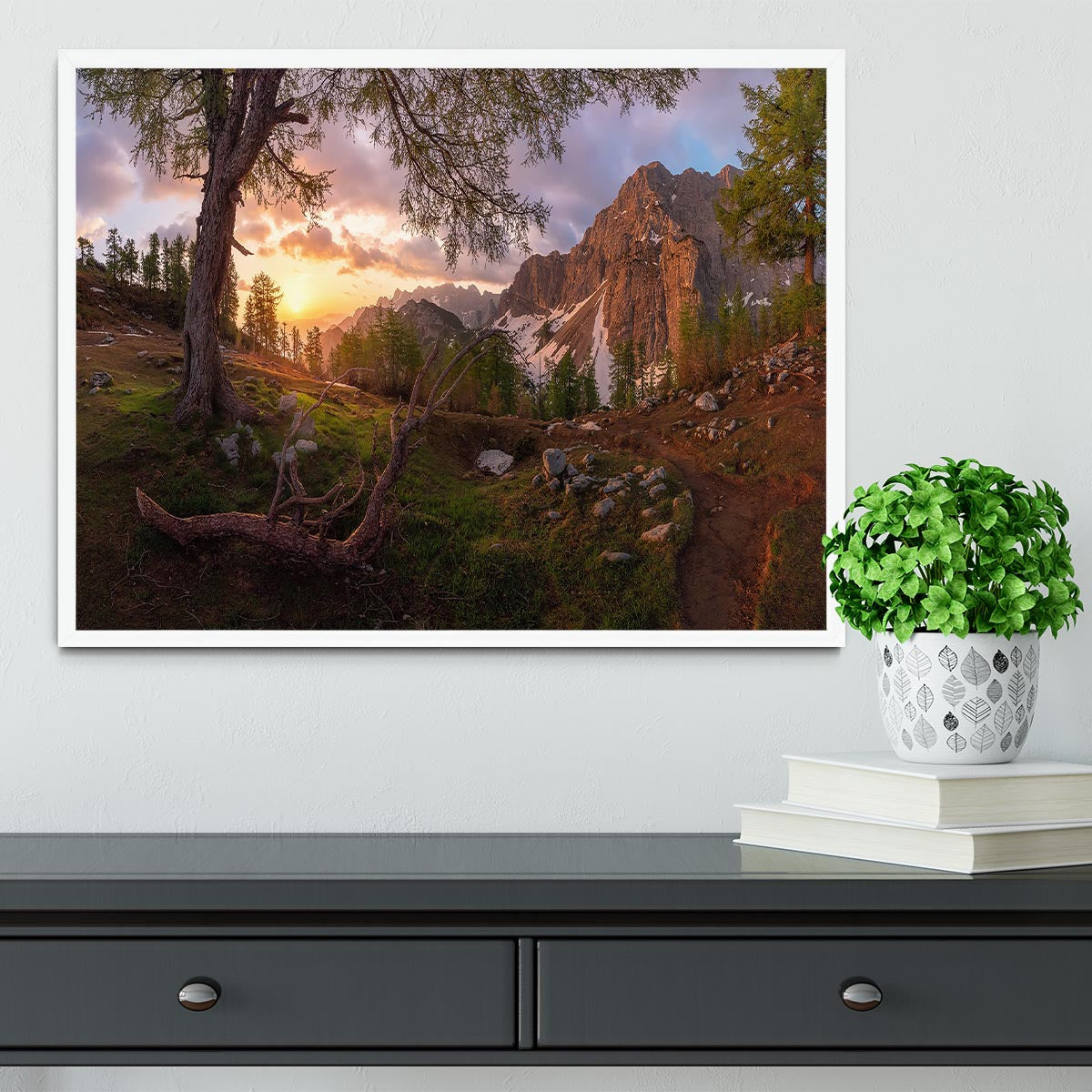 Magical Morning Framed Print - Canvas Art Rocks -6