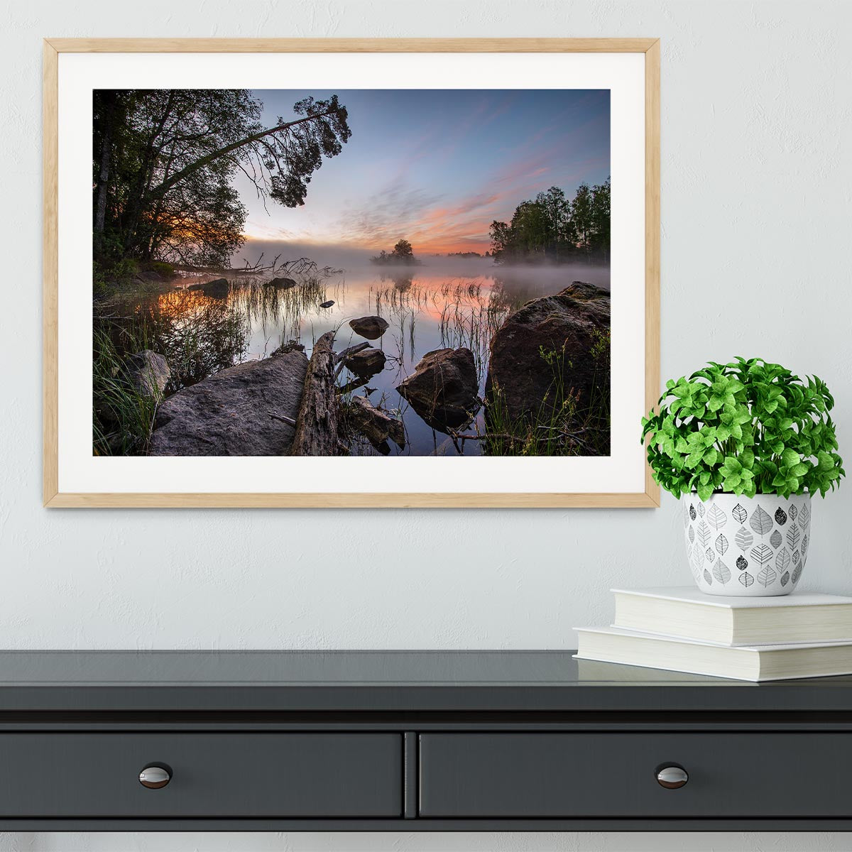 Peaceful Morning Framed Print - Canvas Art Rocks - 3