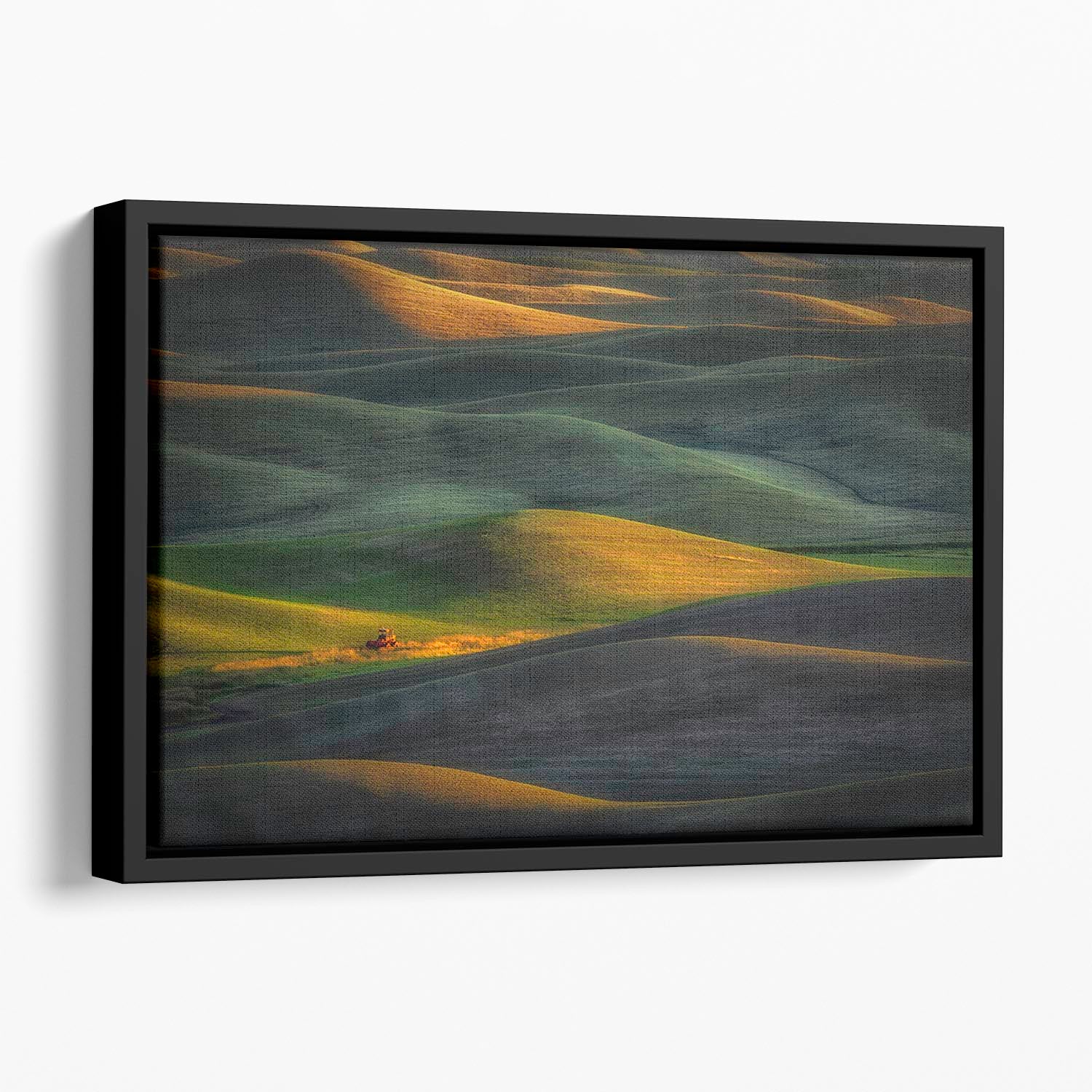 Tractor Floating Framed Canvas - Canvas Art Rocks - 1