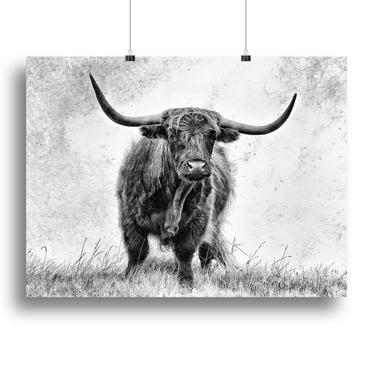 Highland Cow Canvas Print or Poster - Canvas Art Rocks - 2