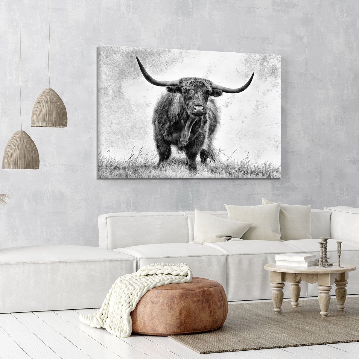 Highland Cow Canvas Print or Poster - Canvas Art Rocks - 6