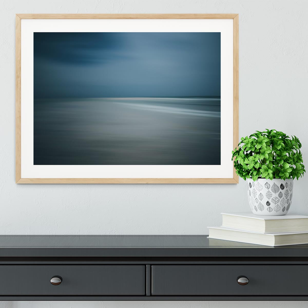 Seascape Framed Print - Canvas Art Rocks - 3