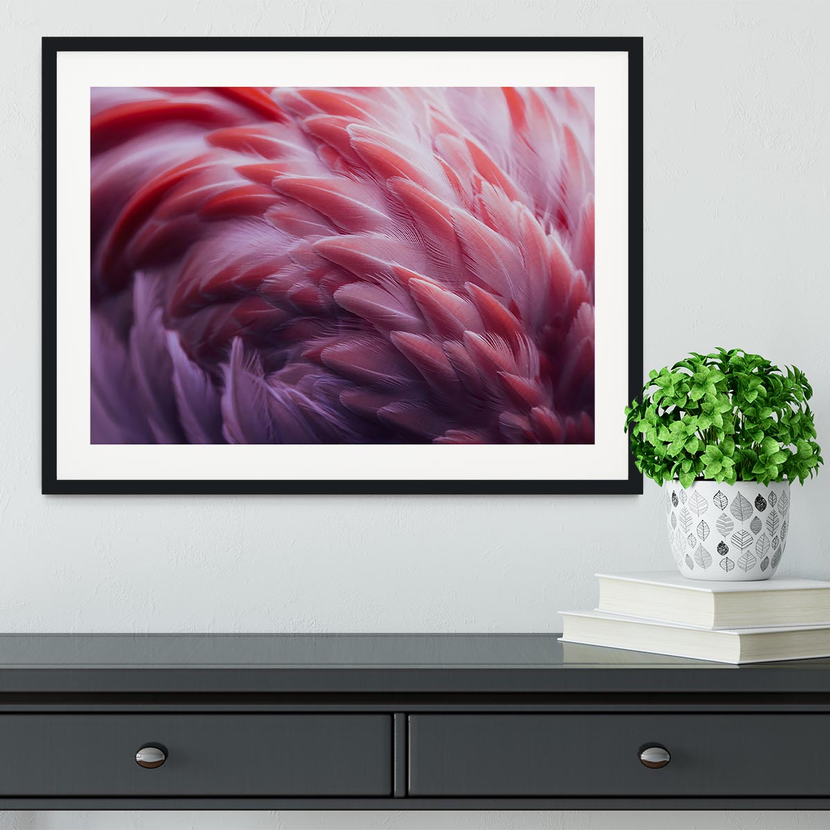 Flamingo Framed Print - Canvas Art Rocks - 1