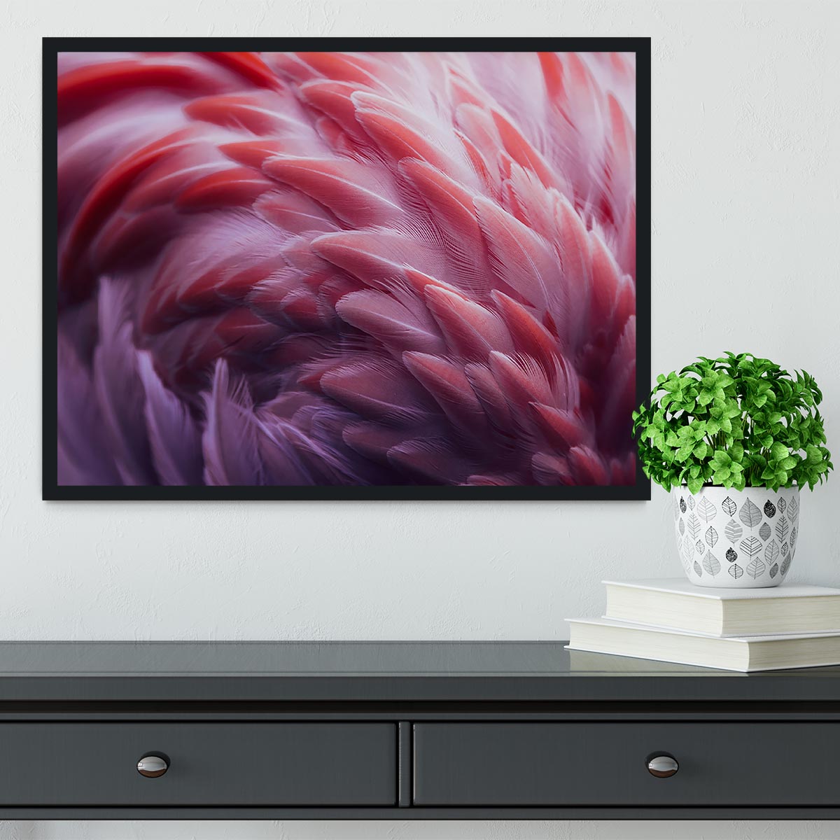 Flamingo Framed Print - Canvas Art Rocks - 2