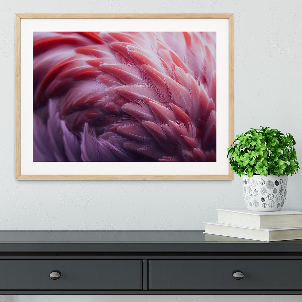 Flamingo Framed Print - Canvas Art Rocks - 3
