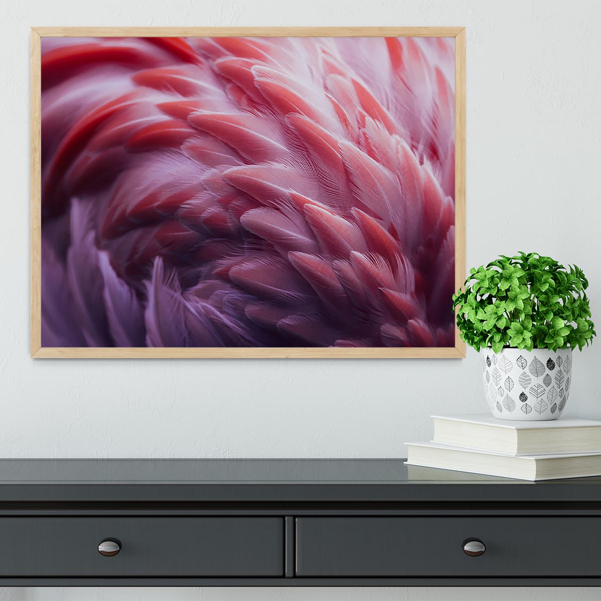 Flamingo Framed Print - Canvas Art Rocks - 4