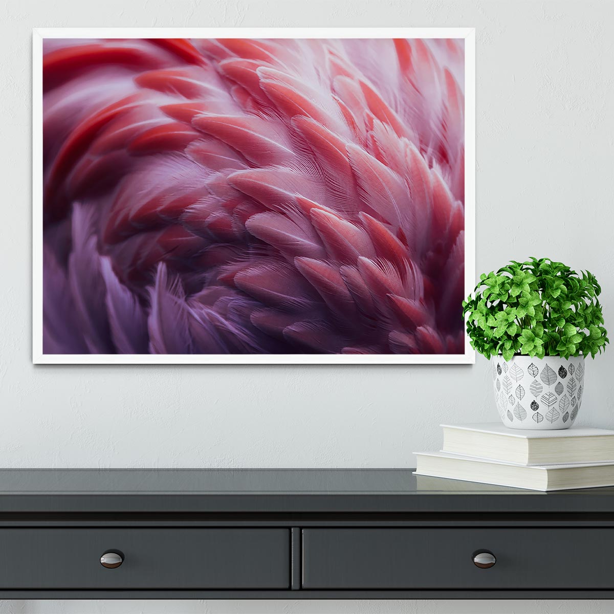 Flamingo Framed Print - Canvas Art Rocks -6