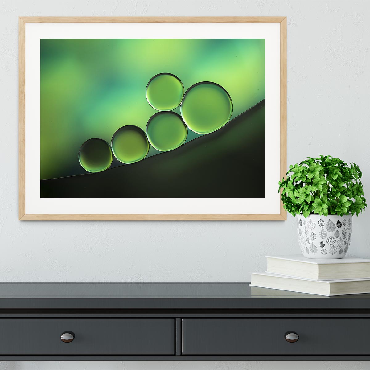 Black Spot Framed Print - Canvas Art Rocks - 3