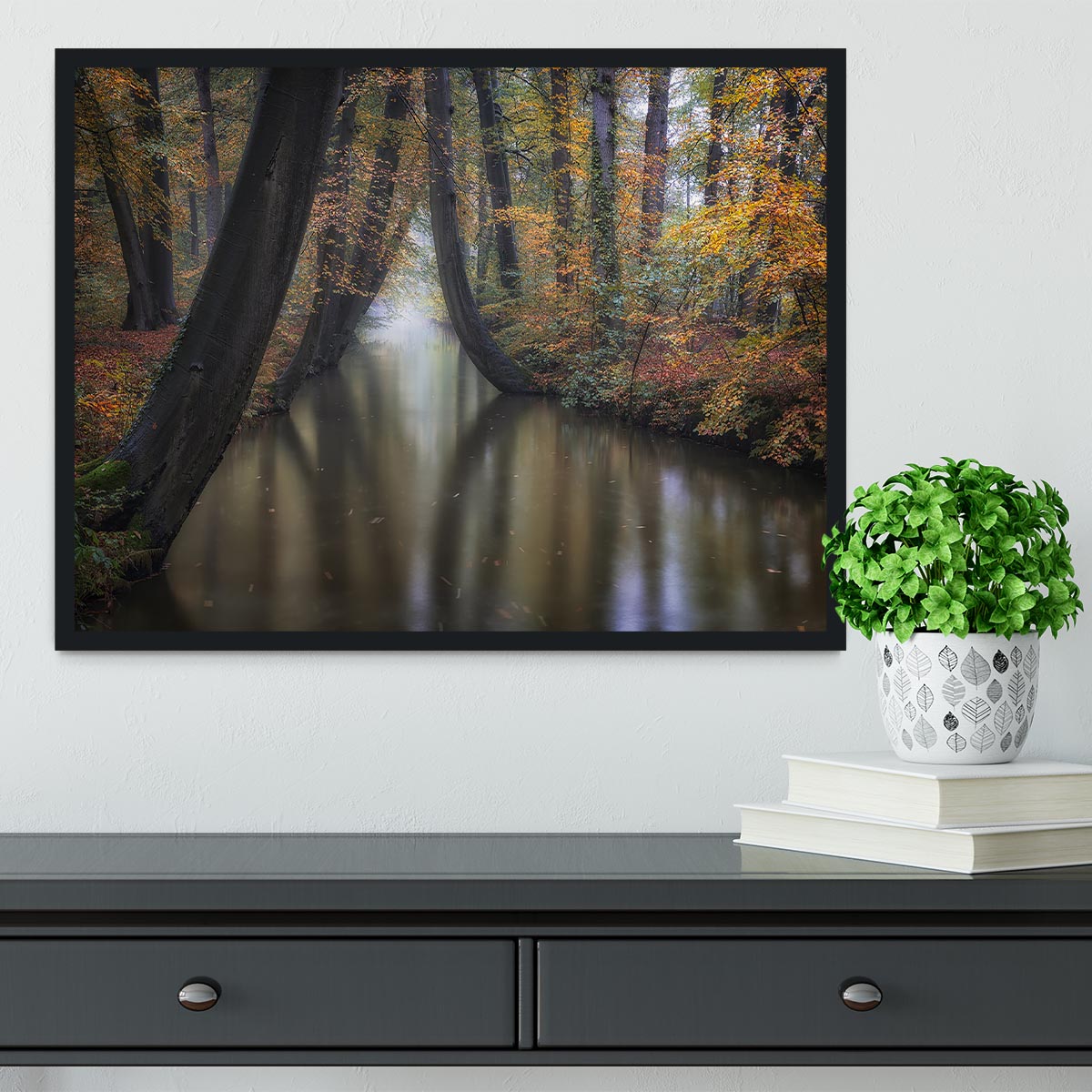 Enchanted Autumn Framed Print - Canvas Art Rocks - 2