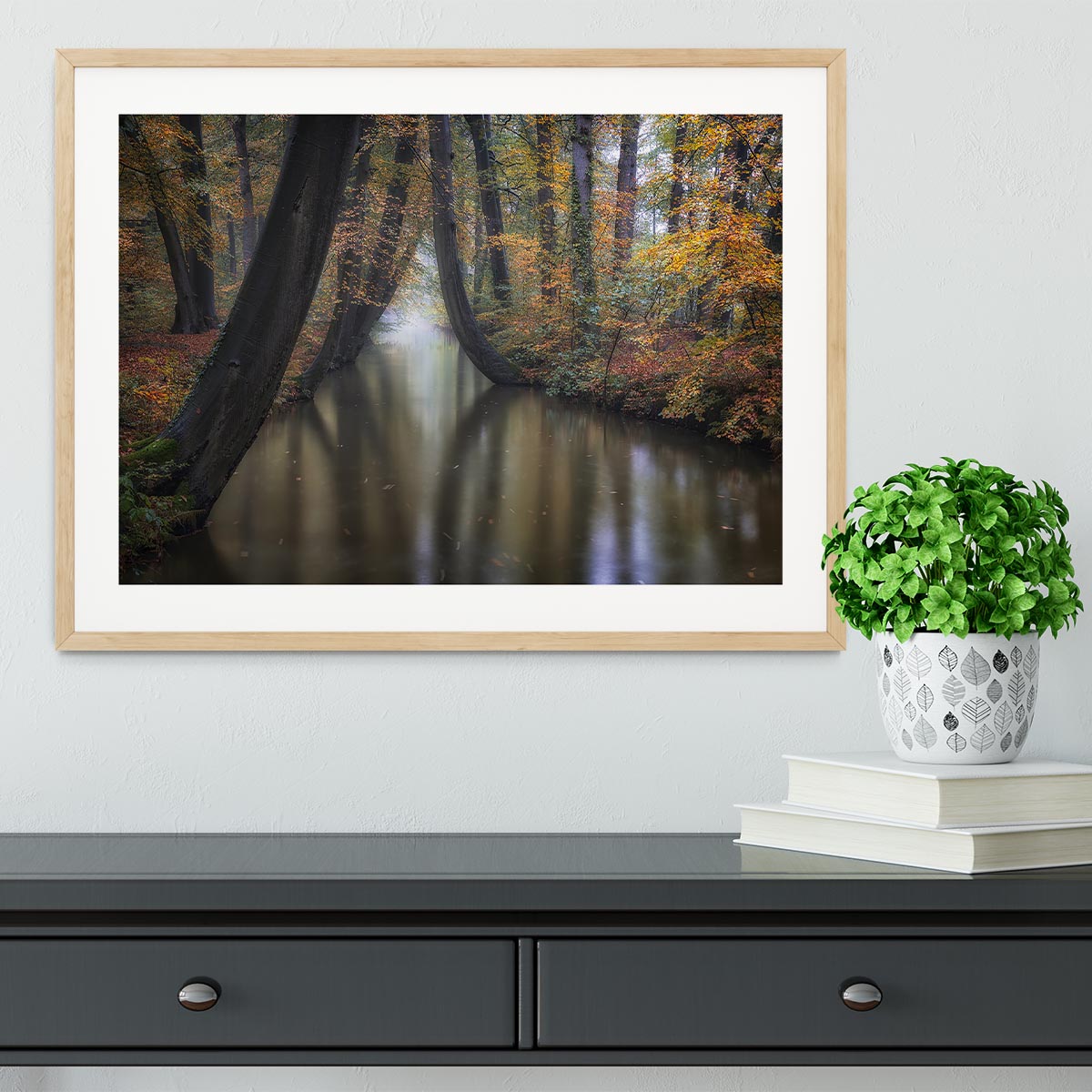 Enchanted Autumn Framed Print - Canvas Art Rocks - 3