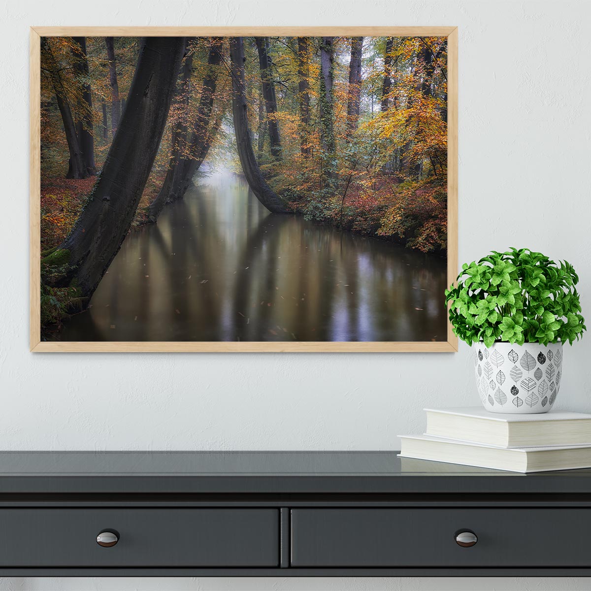 Enchanted Autumn Framed Print - Canvas Art Rocks - 4