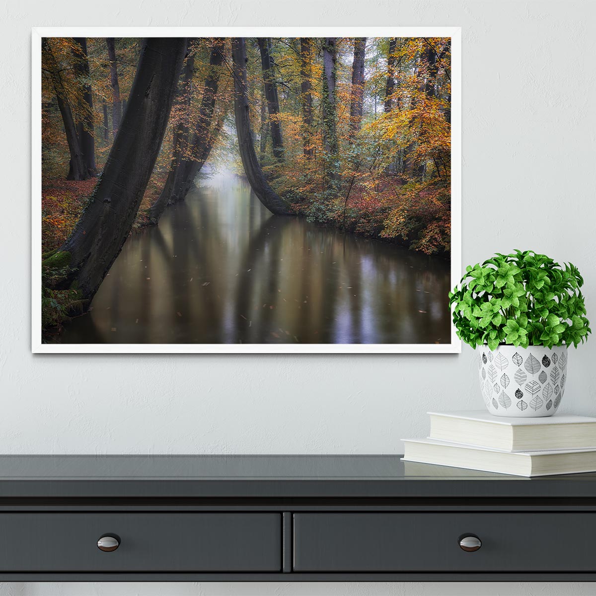 Enchanted Autumn Framed Print - Canvas Art Rocks -6