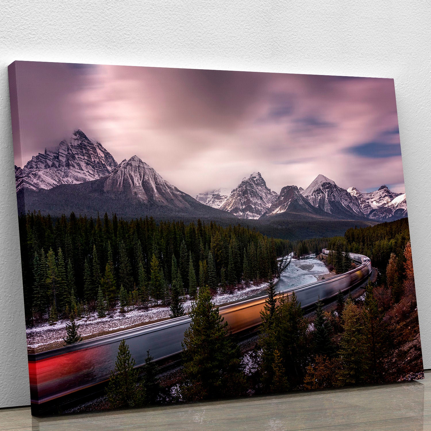 Last Train To Light Canvas Print or Poster - Canvas Art Rocks - 1