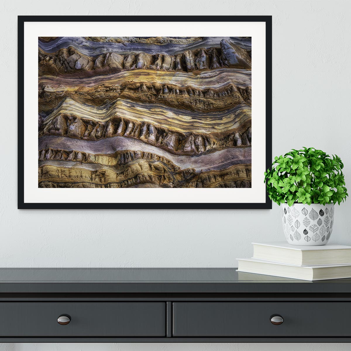 Abstractions In Nature Framed Print - Canvas Art Rocks - 1