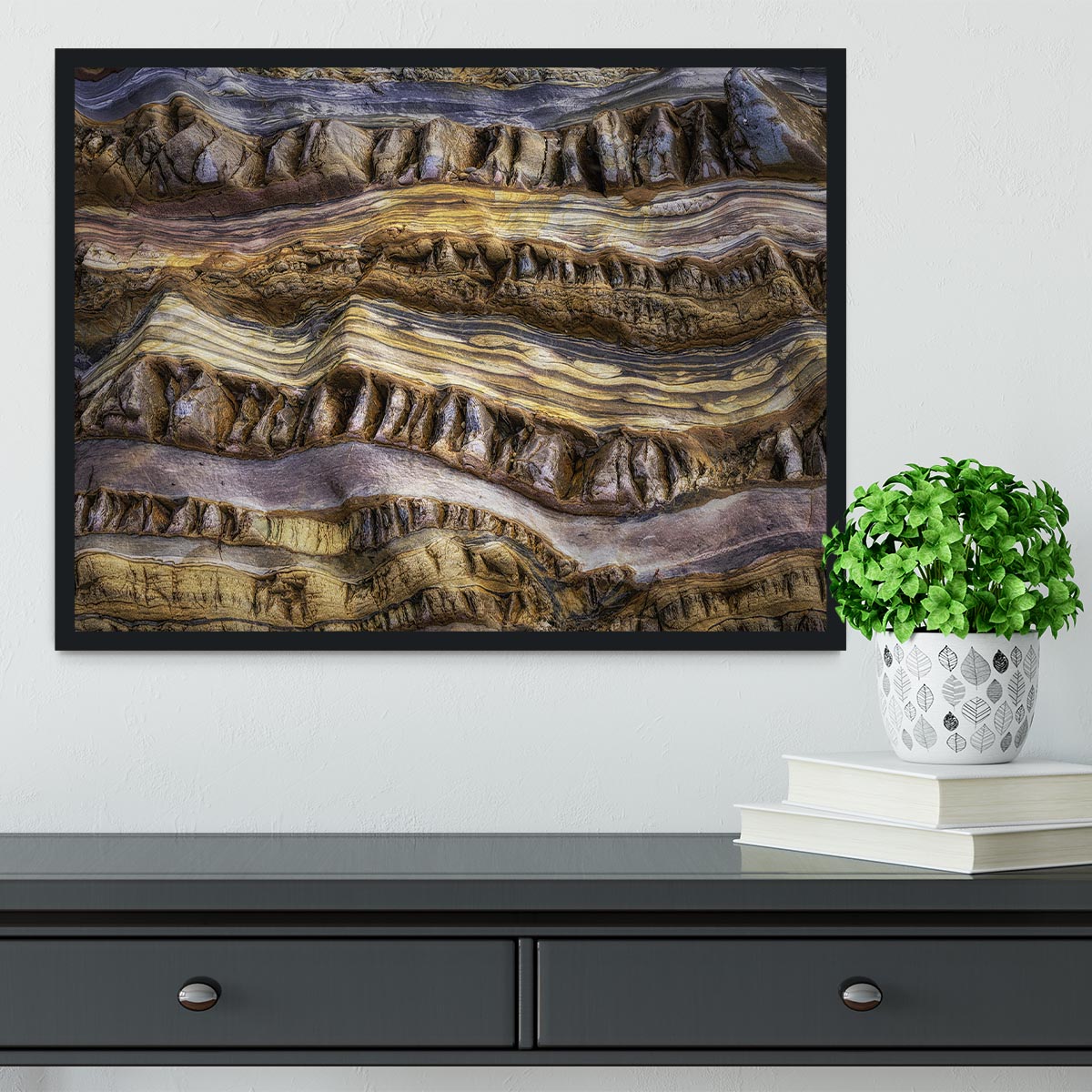 Abstractions In Nature Framed Print - Canvas Art Rocks - 2