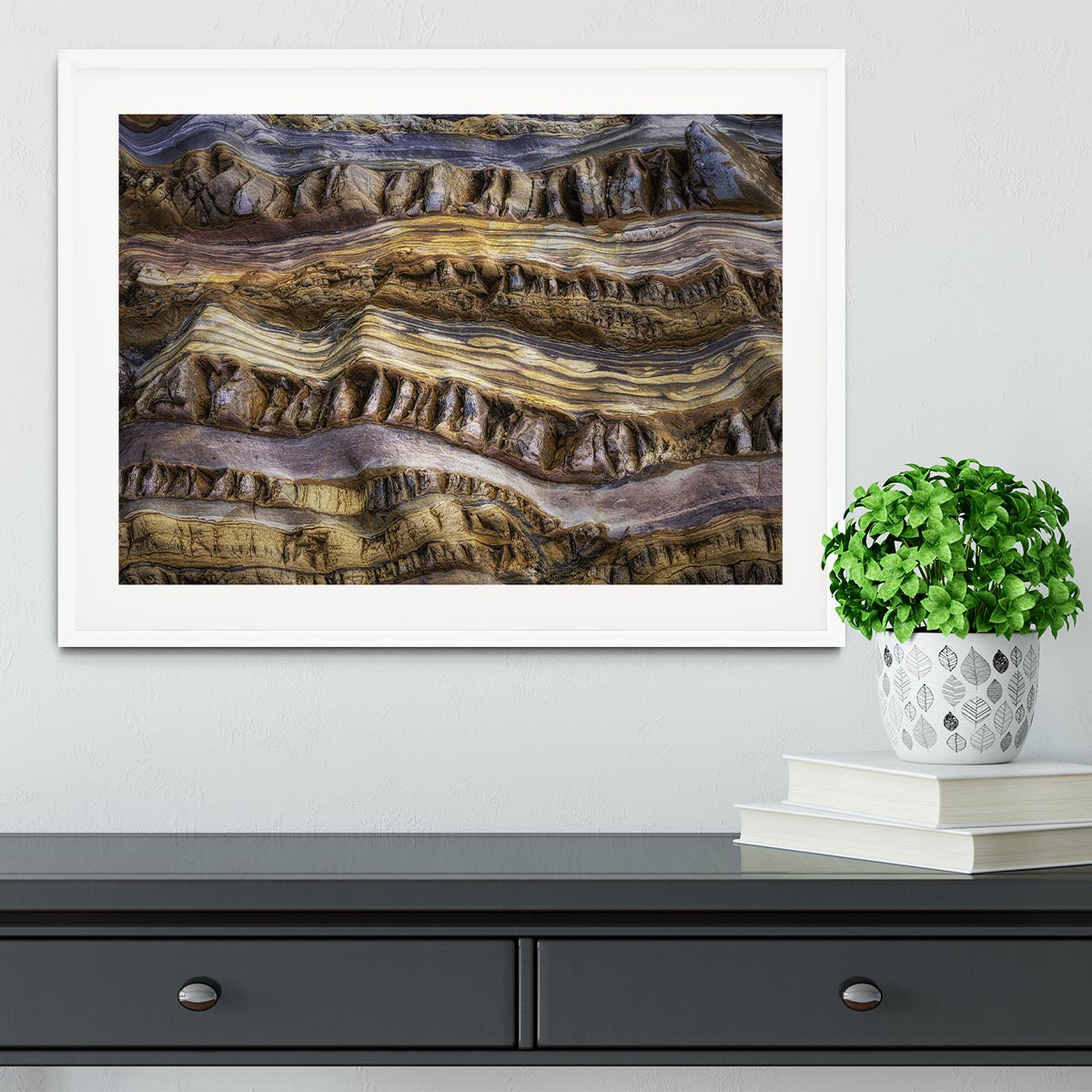 Abstractions In Nature Framed Print - Canvas Art Rocks - 5