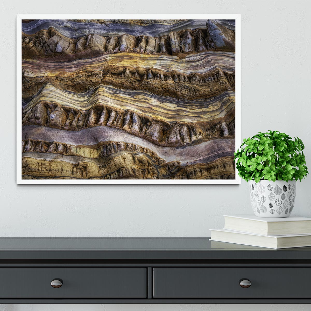 Abstractions In Nature Framed Print - Canvas Art Rocks -6