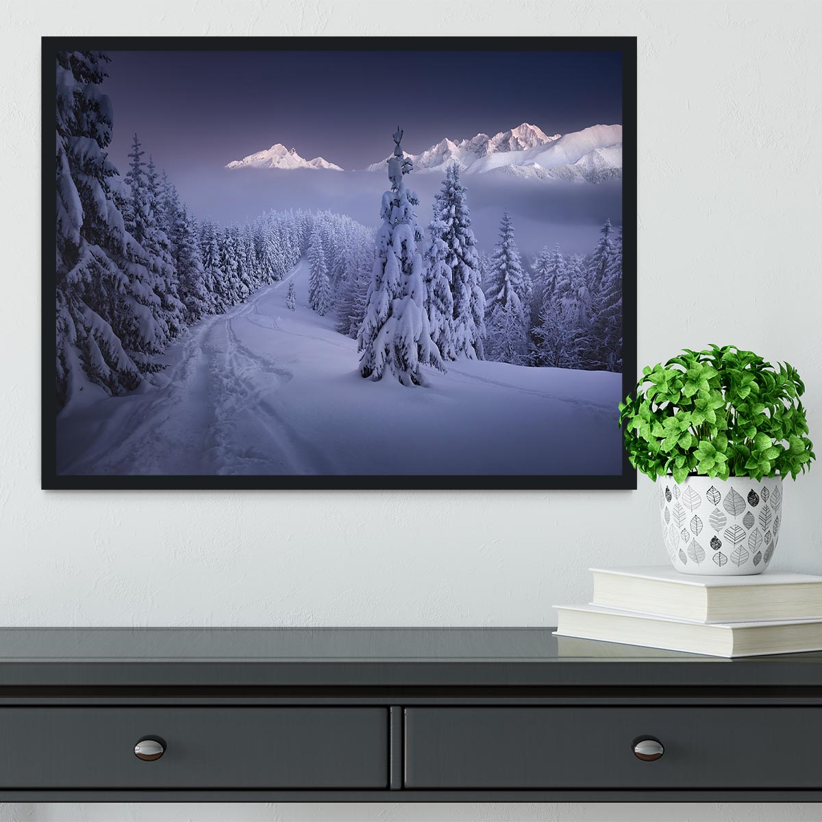 In The Winter Framed Print - Canvas Art Rocks - 2