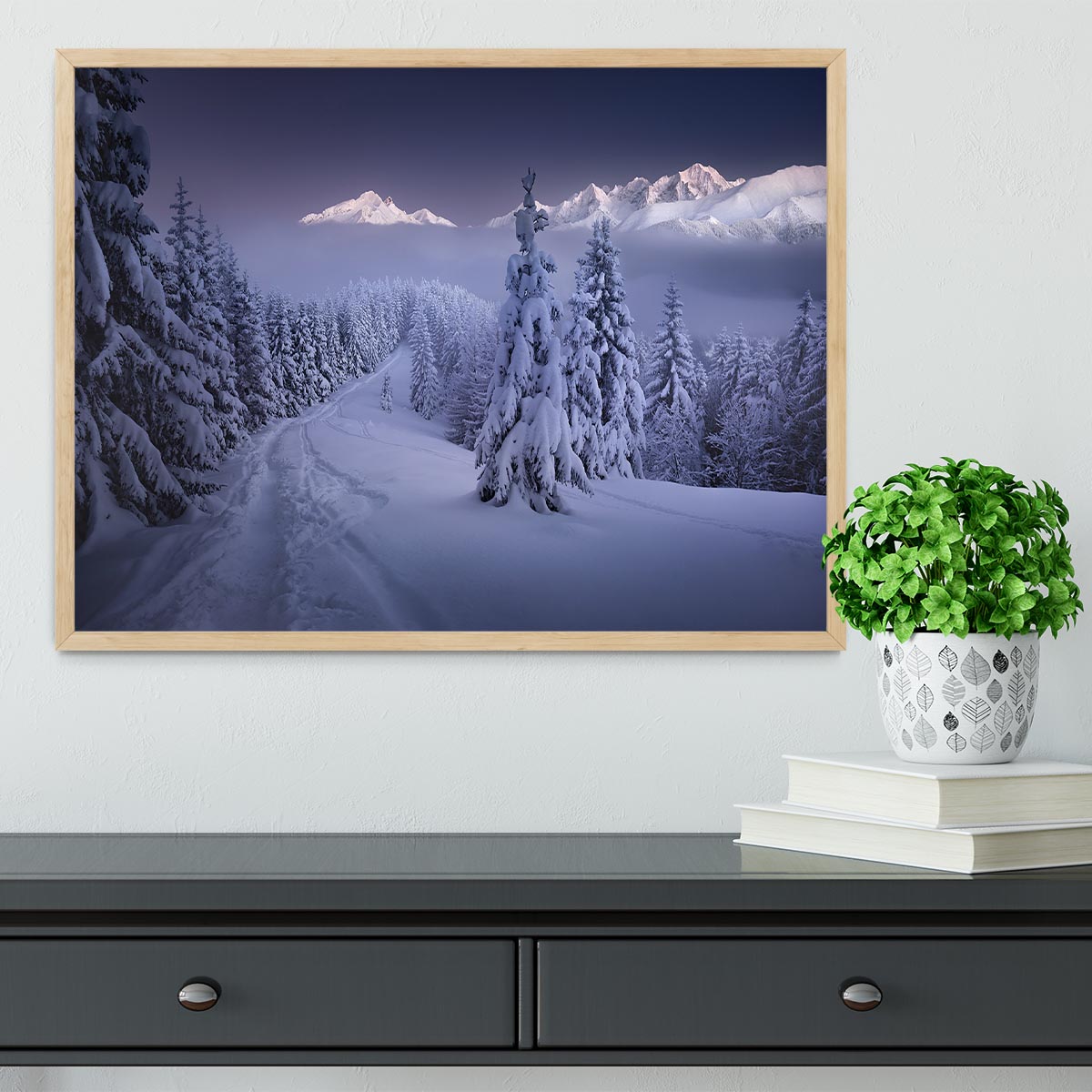 In The Winter Framed Print - Canvas Art Rocks - 4