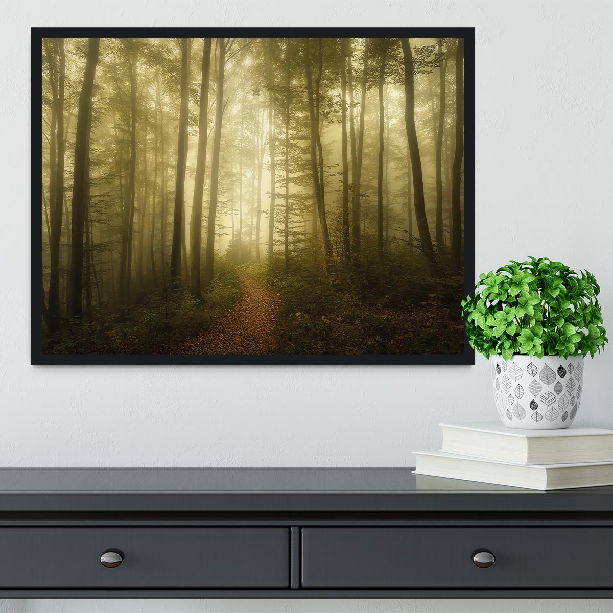 Charm Of The Ephemeral Framed Print - Canvas Art Rocks - 2