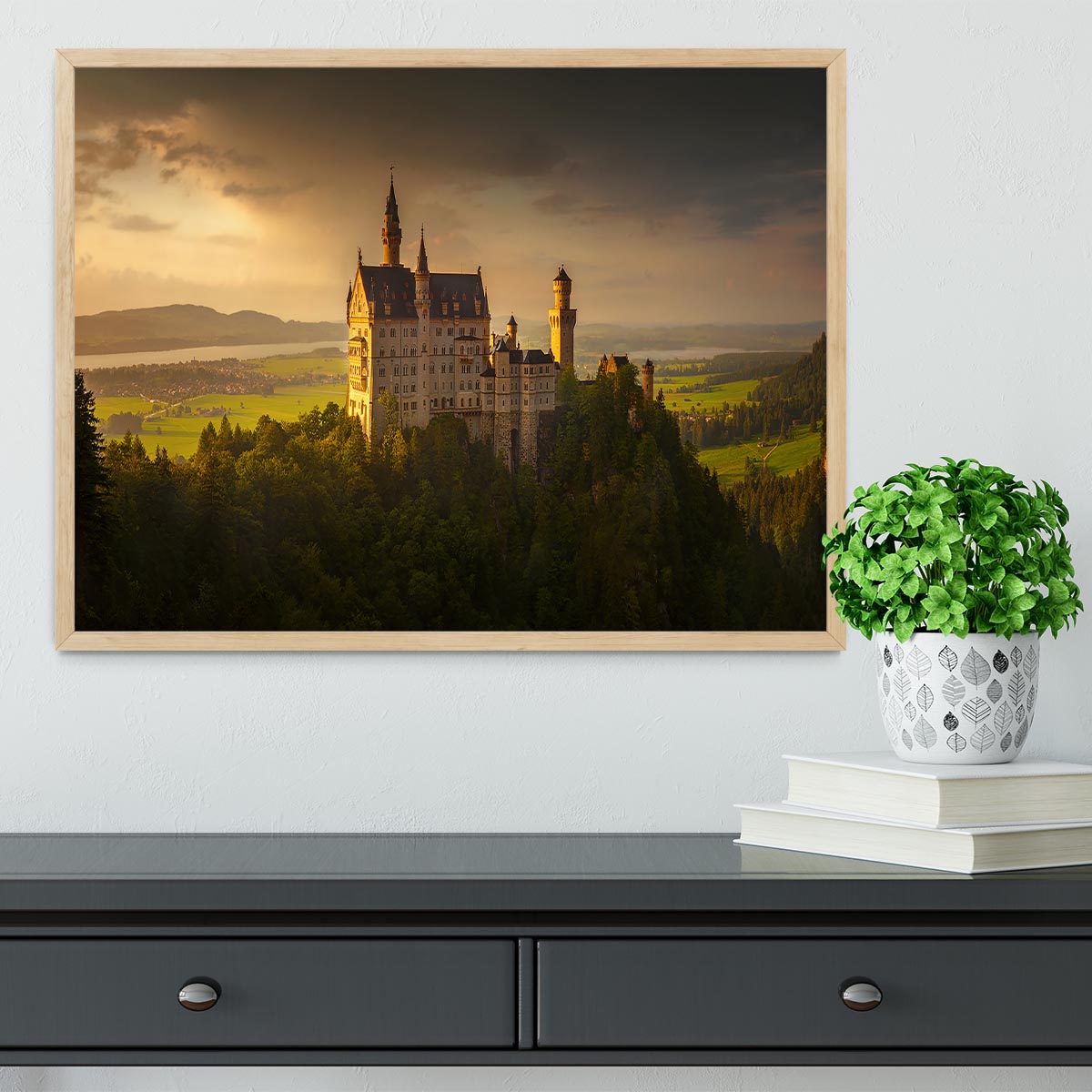 Neuschwanstein Framed Print - Canvas Art Rocks - 4