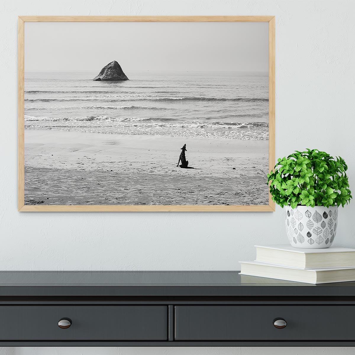 Baying Rocks Framed Print - Canvas Art Rocks - 4