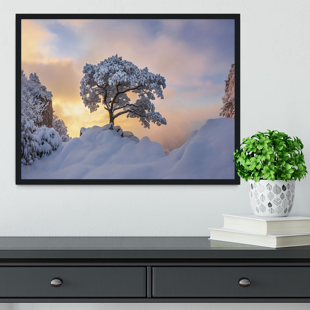 Cold Loner Framed Print - Canvas Art Rocks - 2