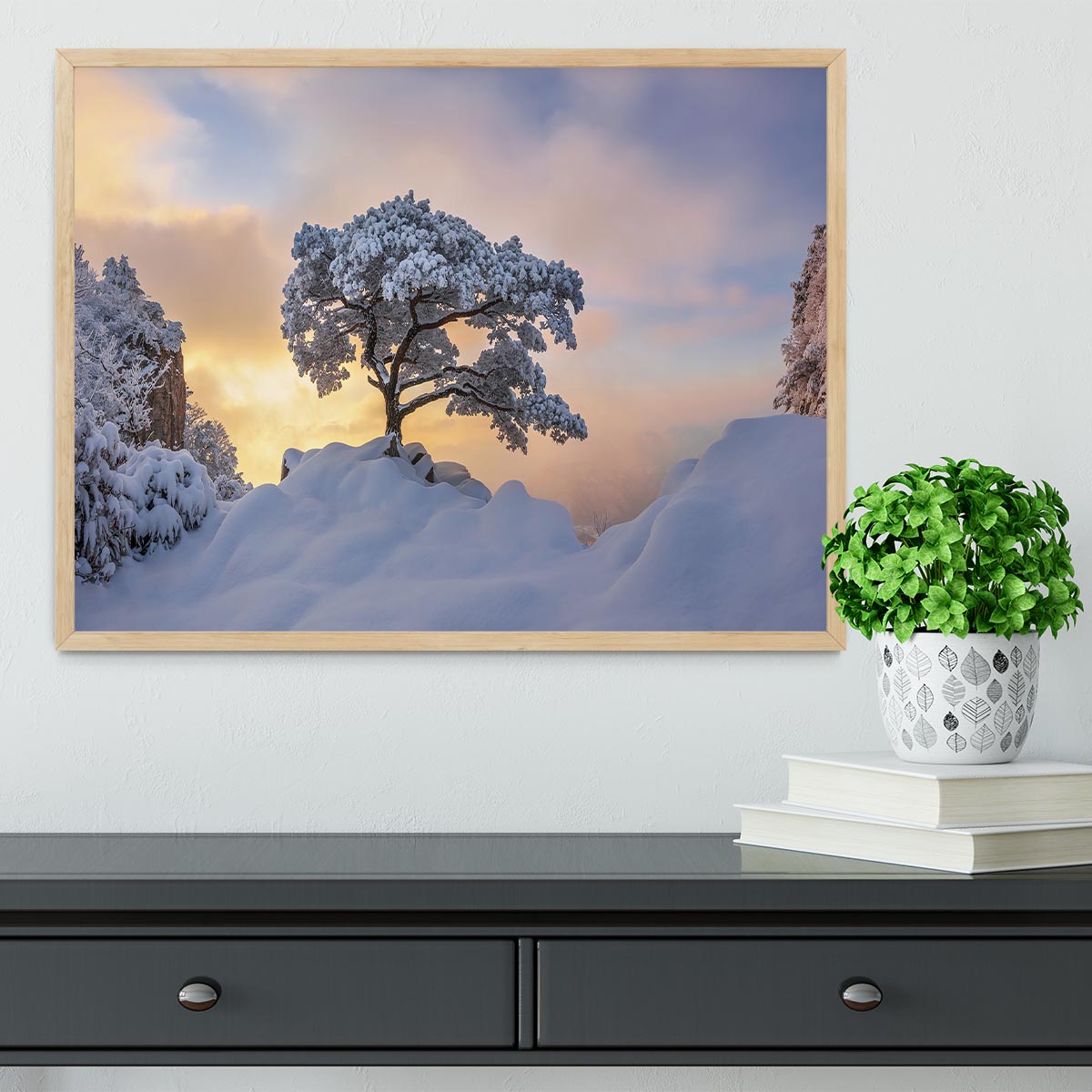 Cold Loner Framed Print - Canvas Art Rocks - 4