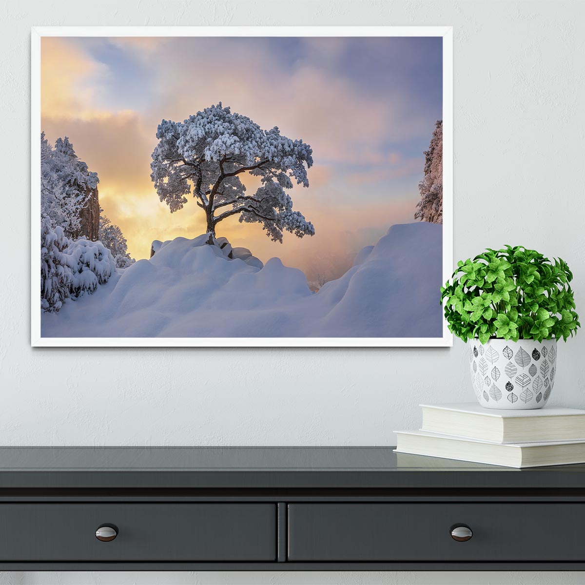 Cold Loner Framed Print - Canvas Art Rocks -6